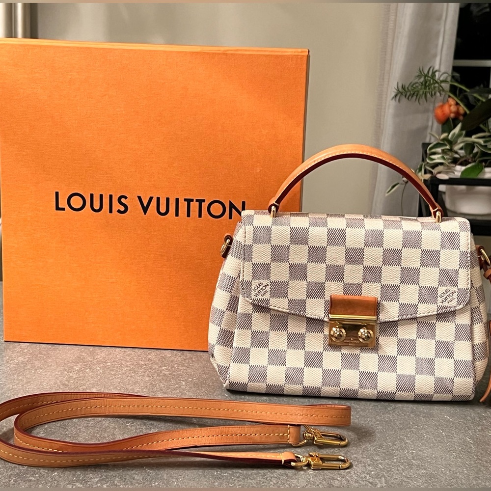 Louis Vuitton Damier Azur Canvas Croisette
